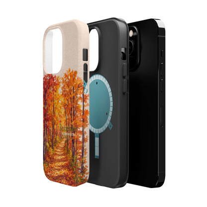 Wireless-Charging Compatible Case – Autumn Remembered – Compatible with iPhone 13–17 & Samsung Galaxy S25–S26 Series