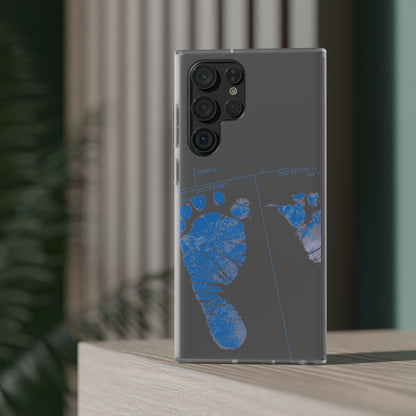 Flexi Case – Mom’s Little Blue Footprints
