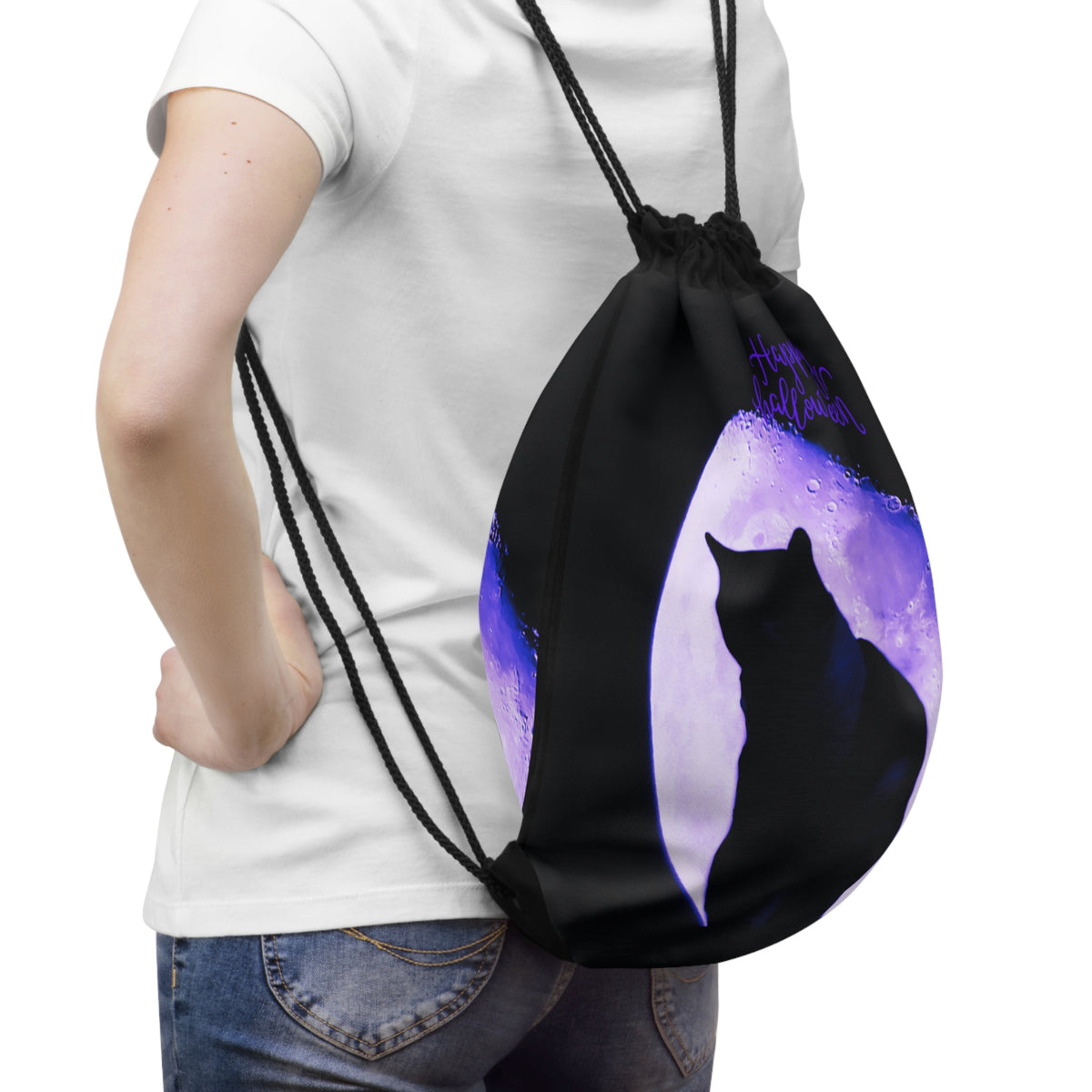 Drawstring Bag – Moonlit Familiar