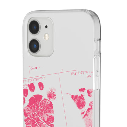 Flexi Case – Mom’s Little Pink Footprints