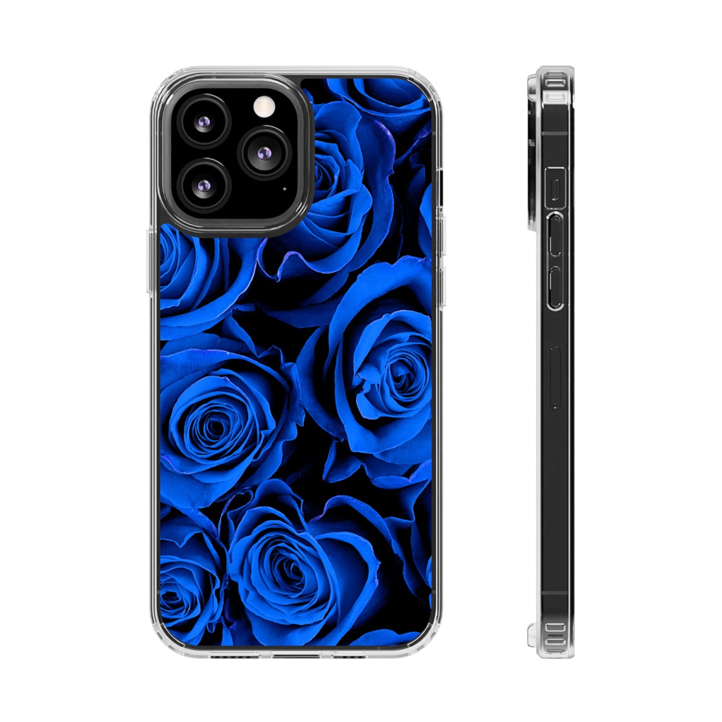 Clear Phone Case – Midnight Bloom