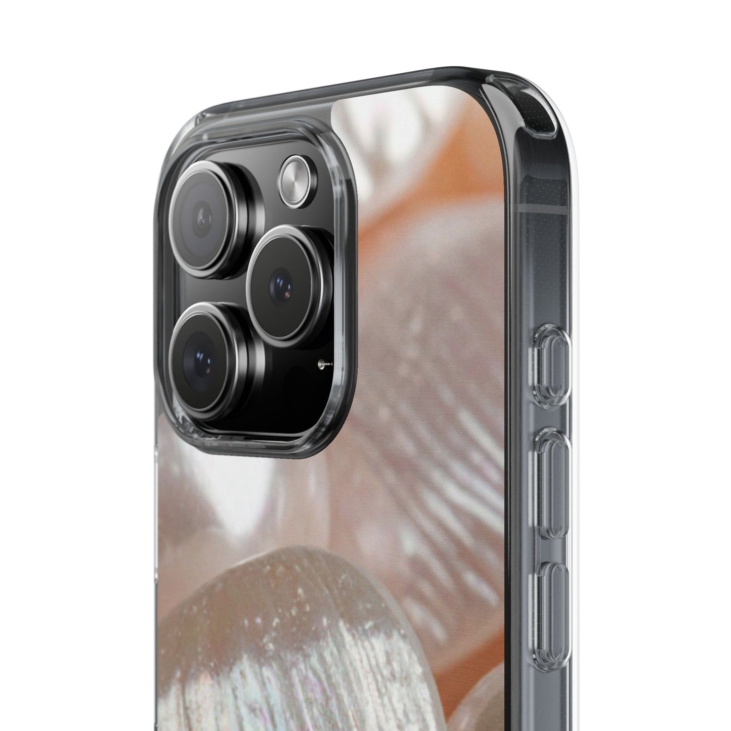 Clear Phone Case – Blush Pearl