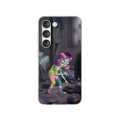 Zombie Girl Phone Case — Cute Creepy Cartoon Phone Cover