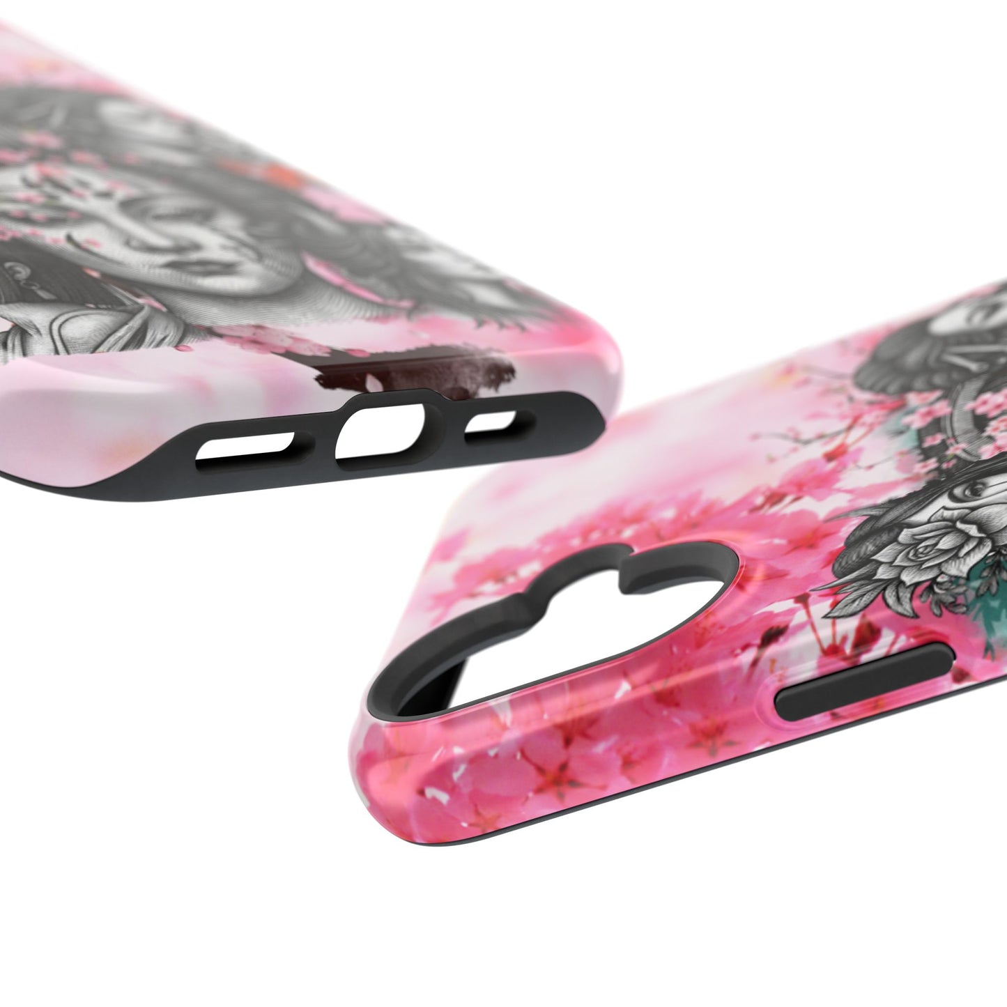 Wireless-Charging Compatible Case – Blossom & Thorn