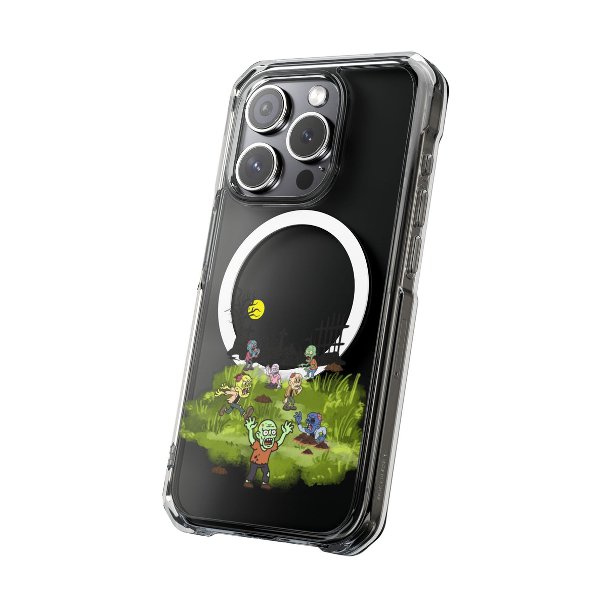 Clear Magnetic Phone Case – Graveyard Shift