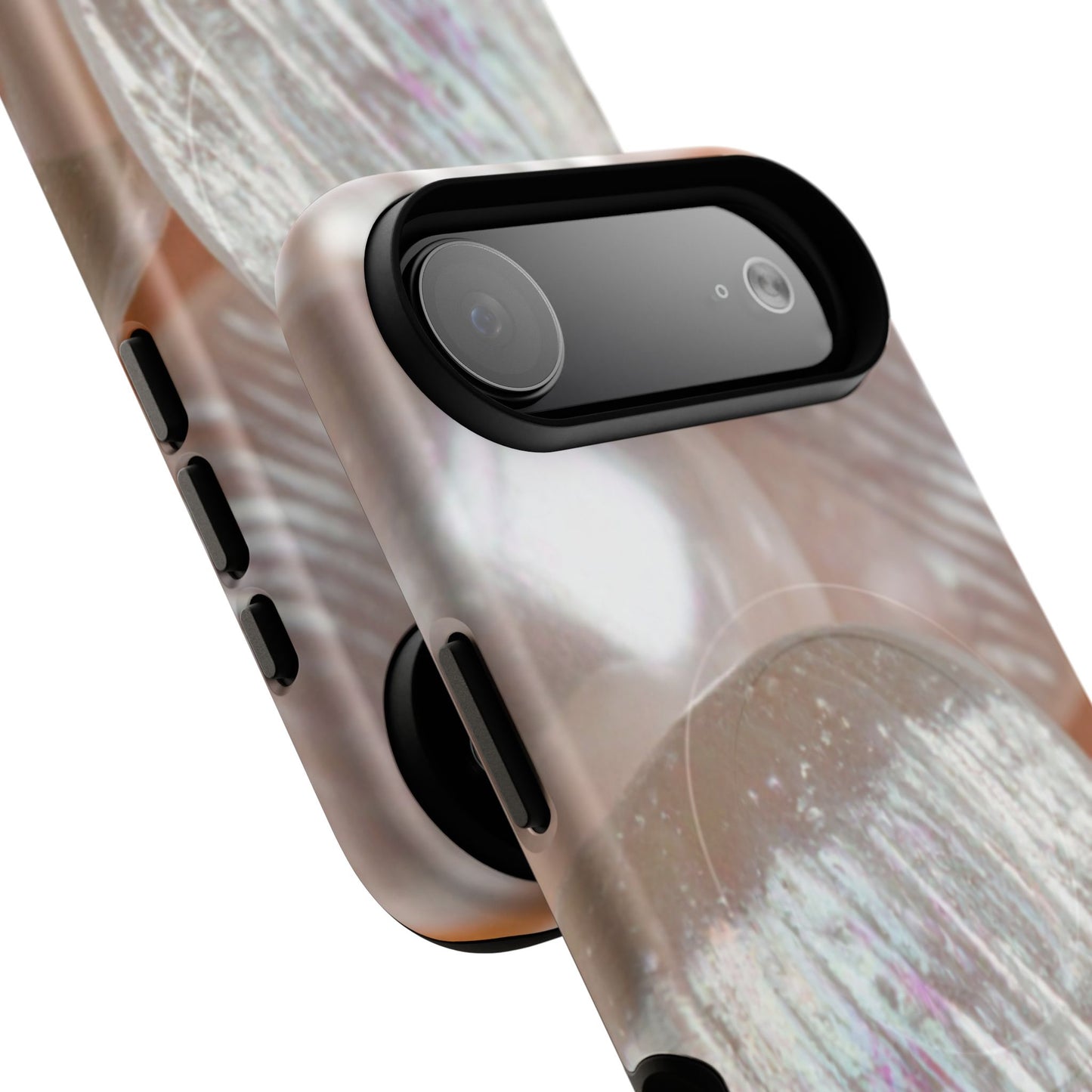 Protective Magnetic Phone Case – Blush Pearl