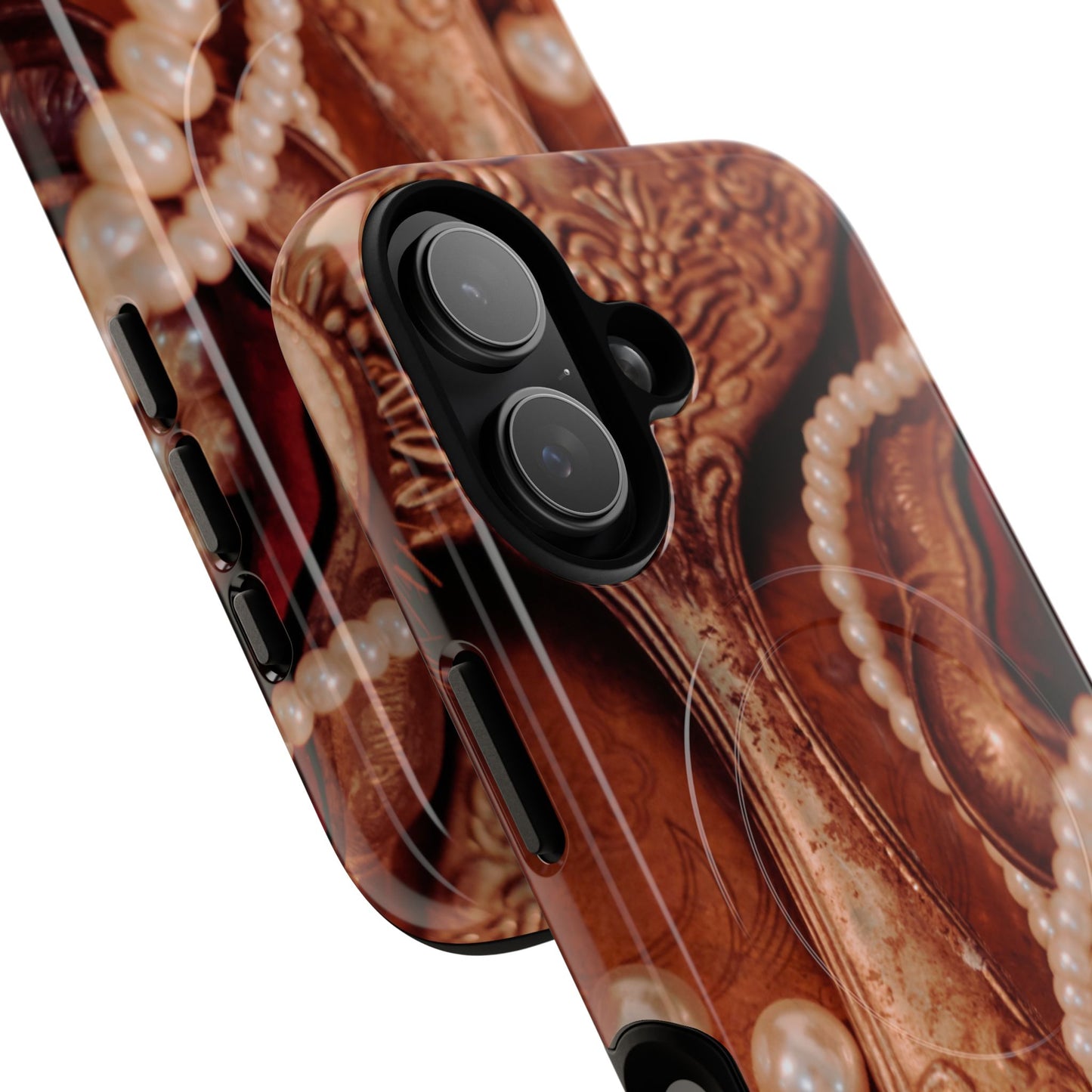 Protective Magnetic Phone Case – Bronze Vanity