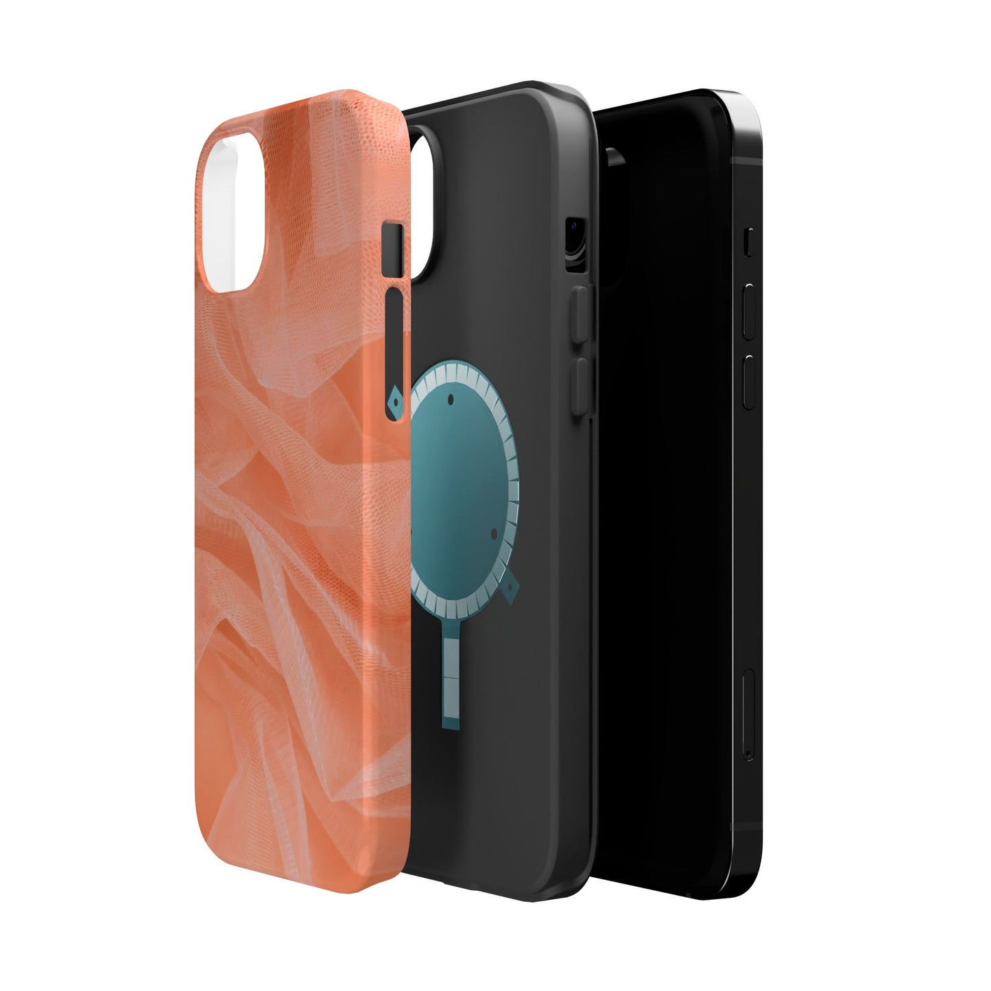 Wireless-Charging Compatible Case – Coral Veil