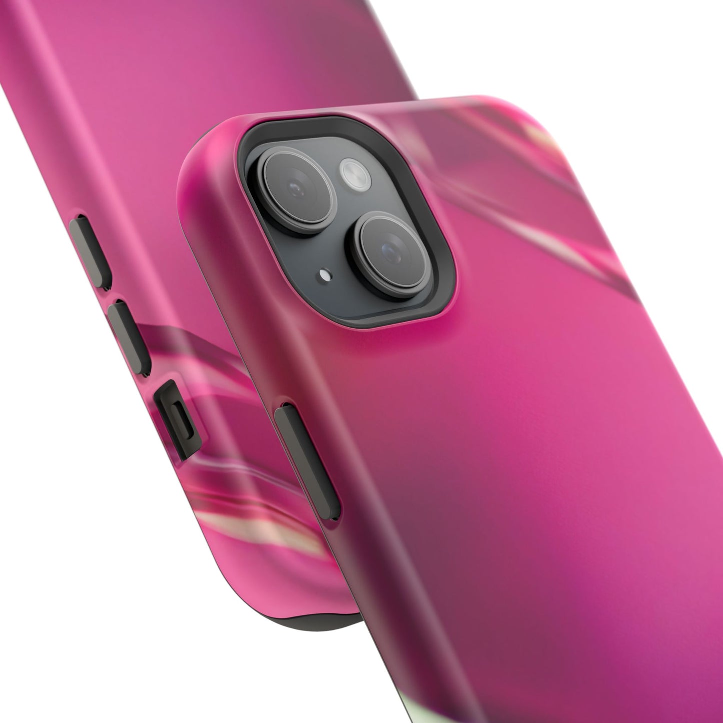 Impact-Resistant Phone Case – Magenta Motion