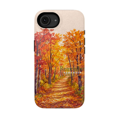 Impact-Resistant Phone Case – Autumn Remembered – Compatible with iPhone 11–17 & Samsung Galaxy S22–S26 Series