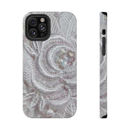 Impact-Resistant Phone Case – Lace Veil