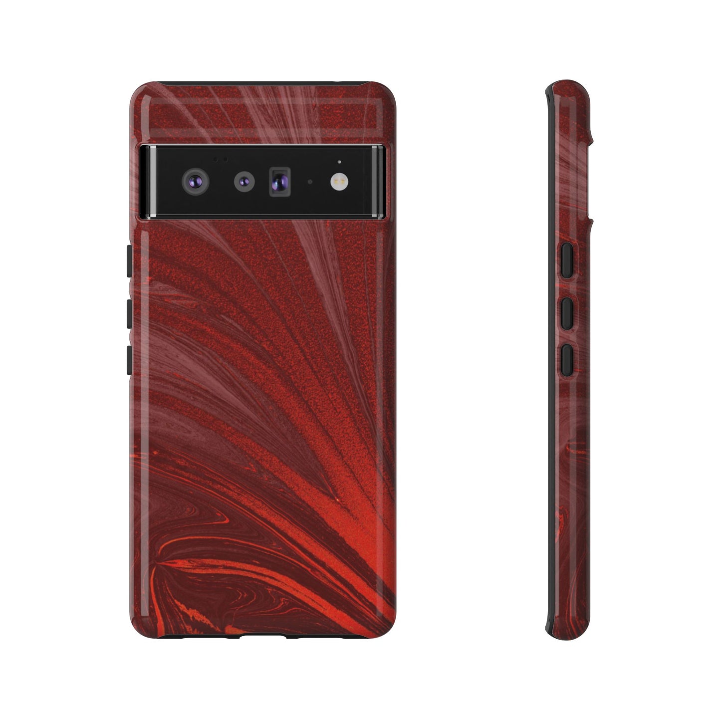 Protective Phone Case – Crimson Current