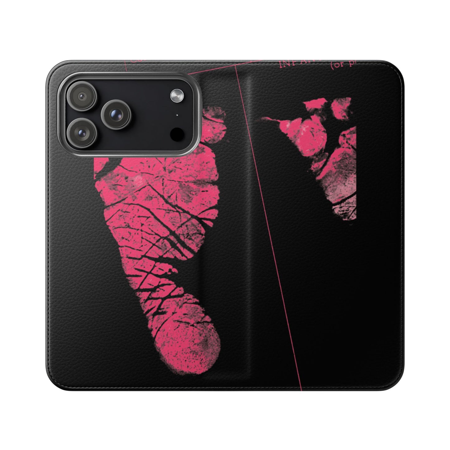 Flip Case – Mom’s Little Pink Footprints