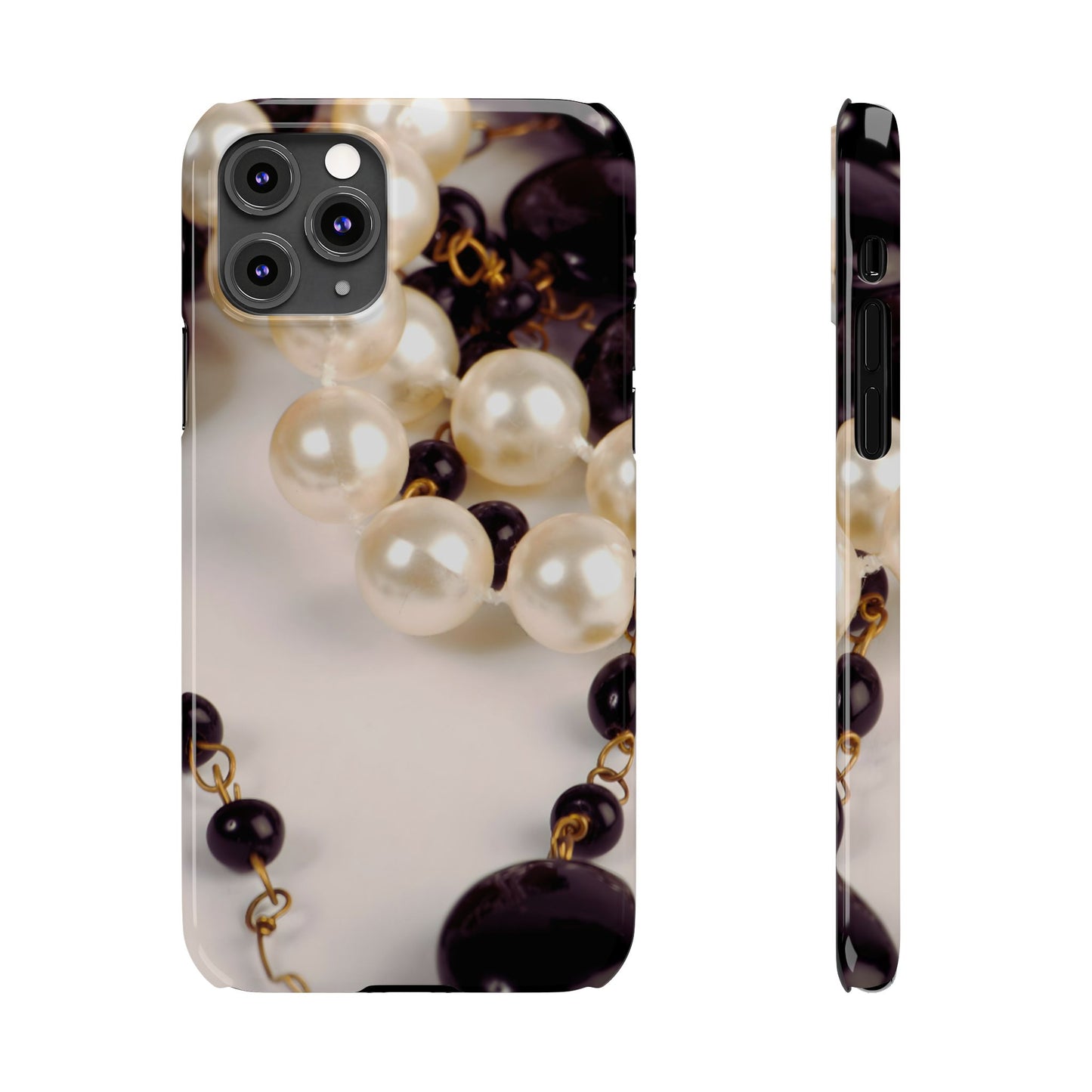 Slim Phone Case – Noir Pearl