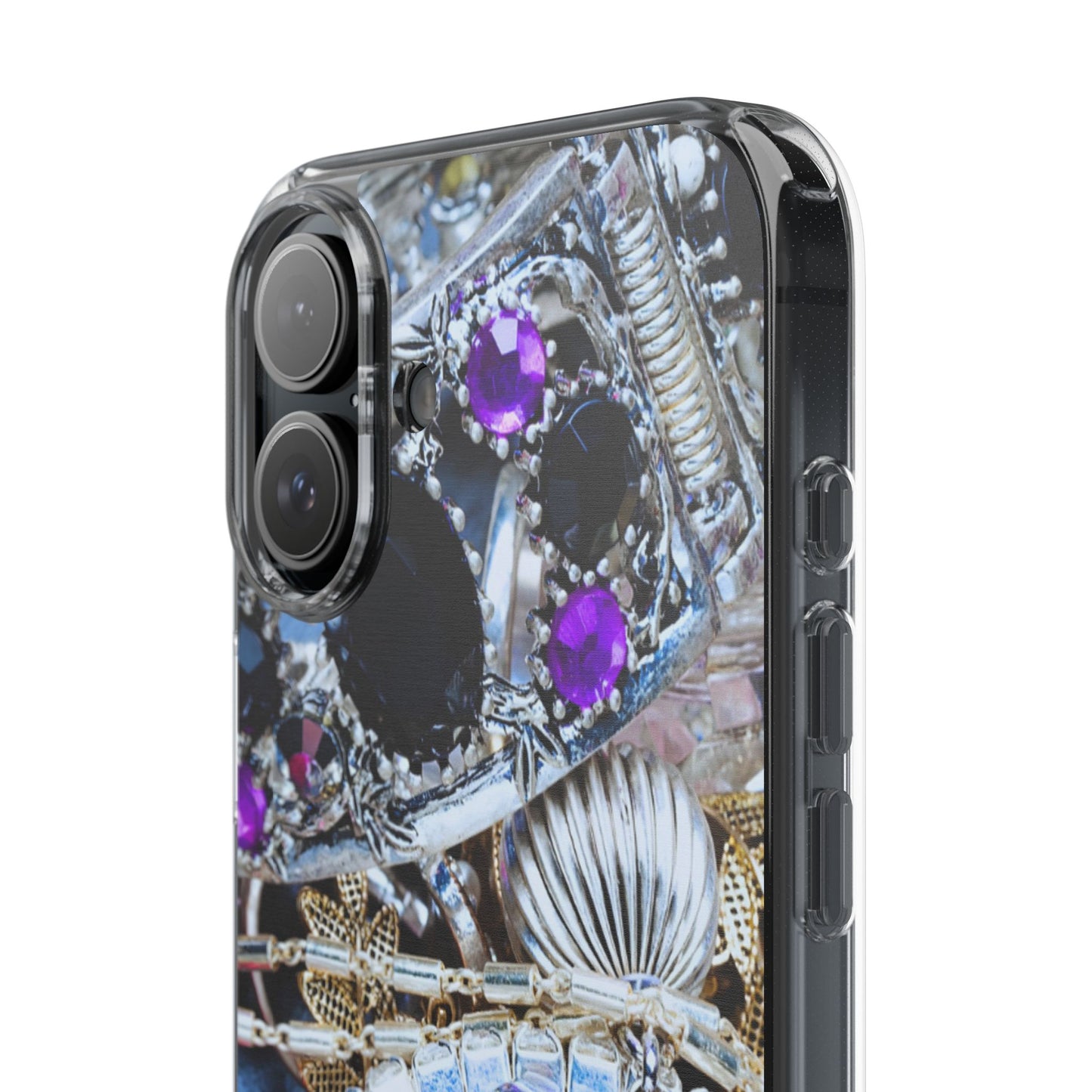 Clear Phone Case – Chrome Jewel