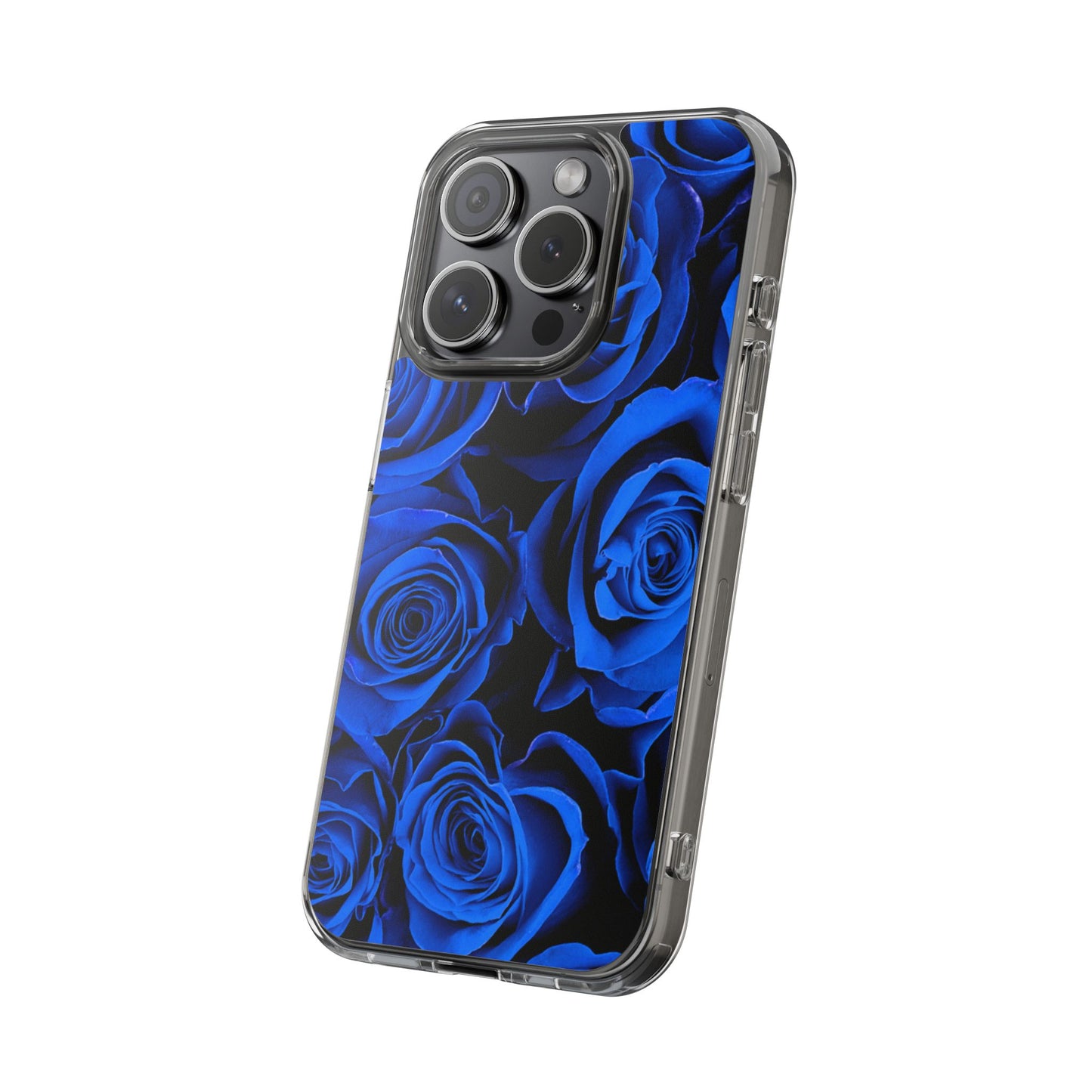 Clear Phone Case – Midnight Bloom