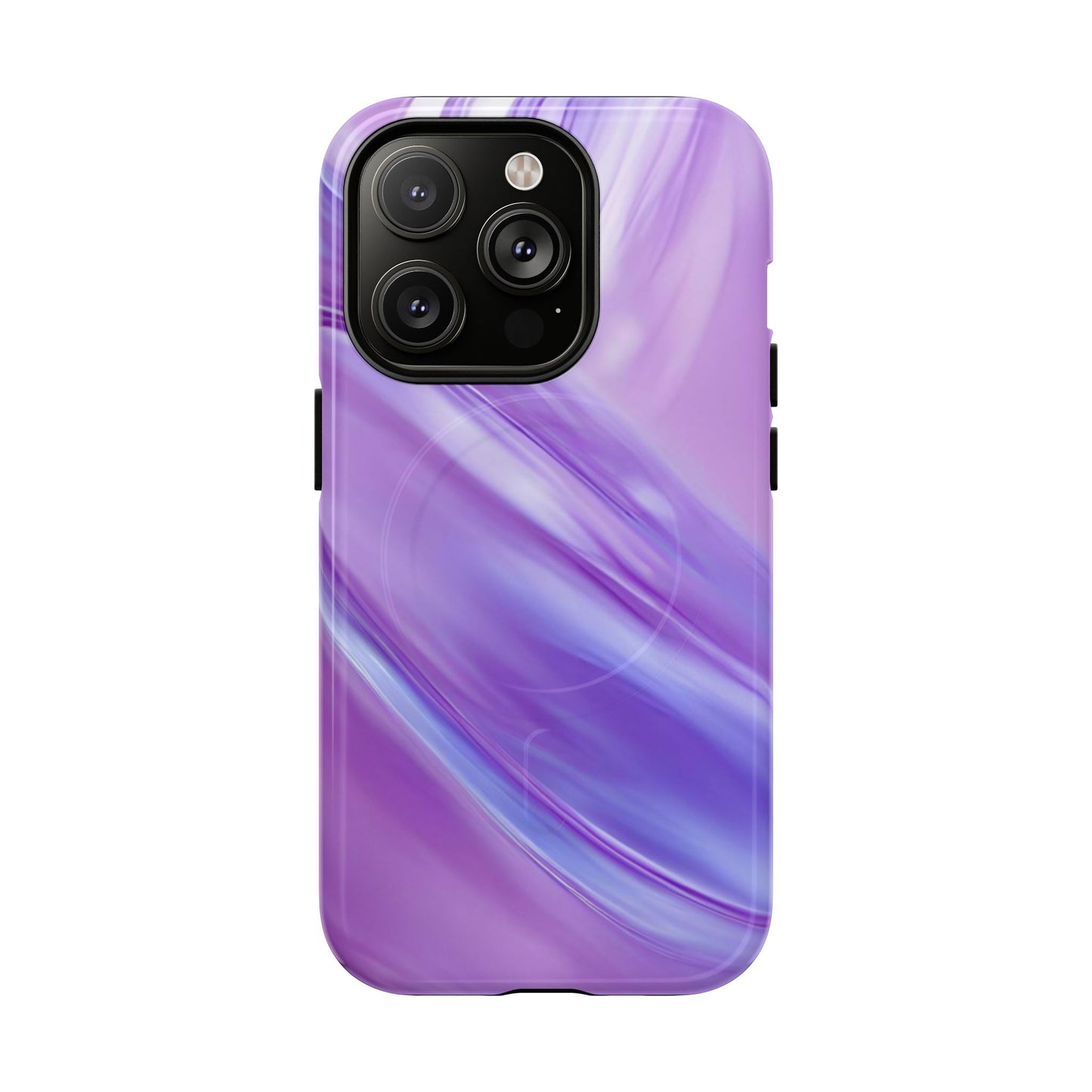 Protective Magnetic Phone Case – Lavender Wave