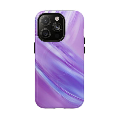 Protective Magnetic Phone Case – Lavender Wave
