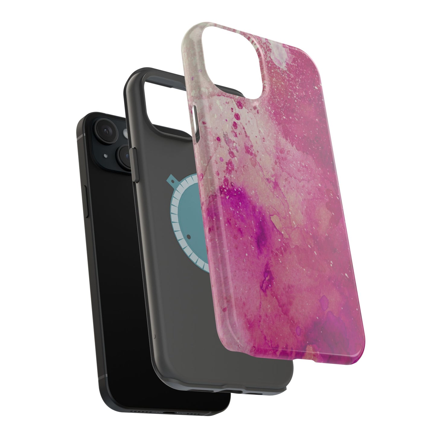 Wireless-Charging Compatible Case – Spilled Wine