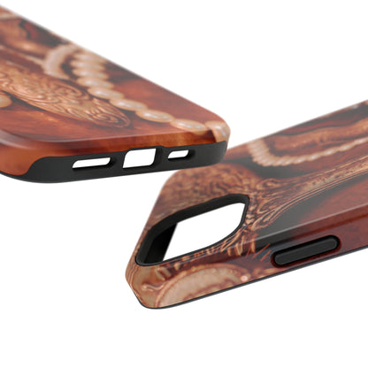 Impact-Resistant Phone Case – Bronze Vanity