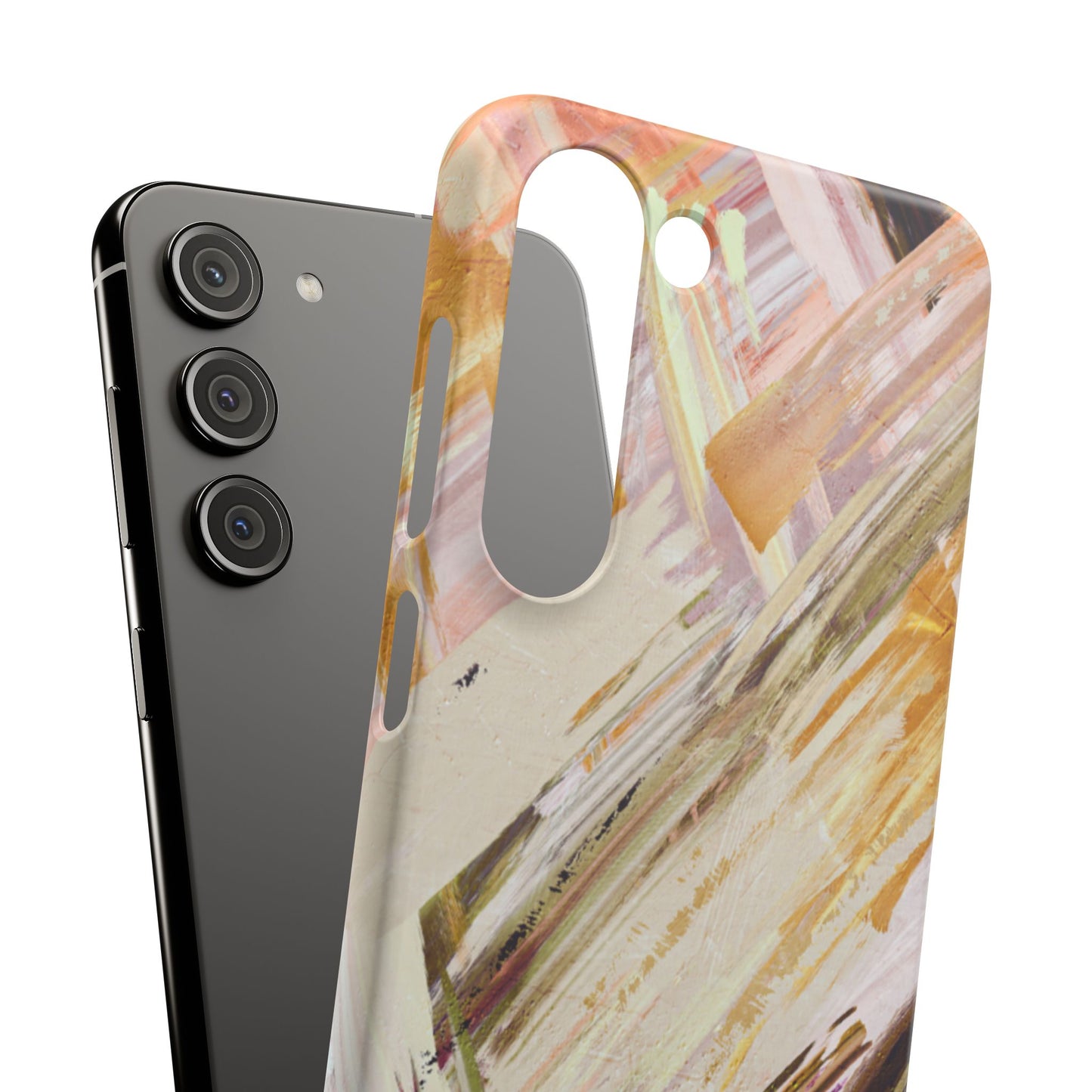 Snap Phone Case – Brush & Bronze