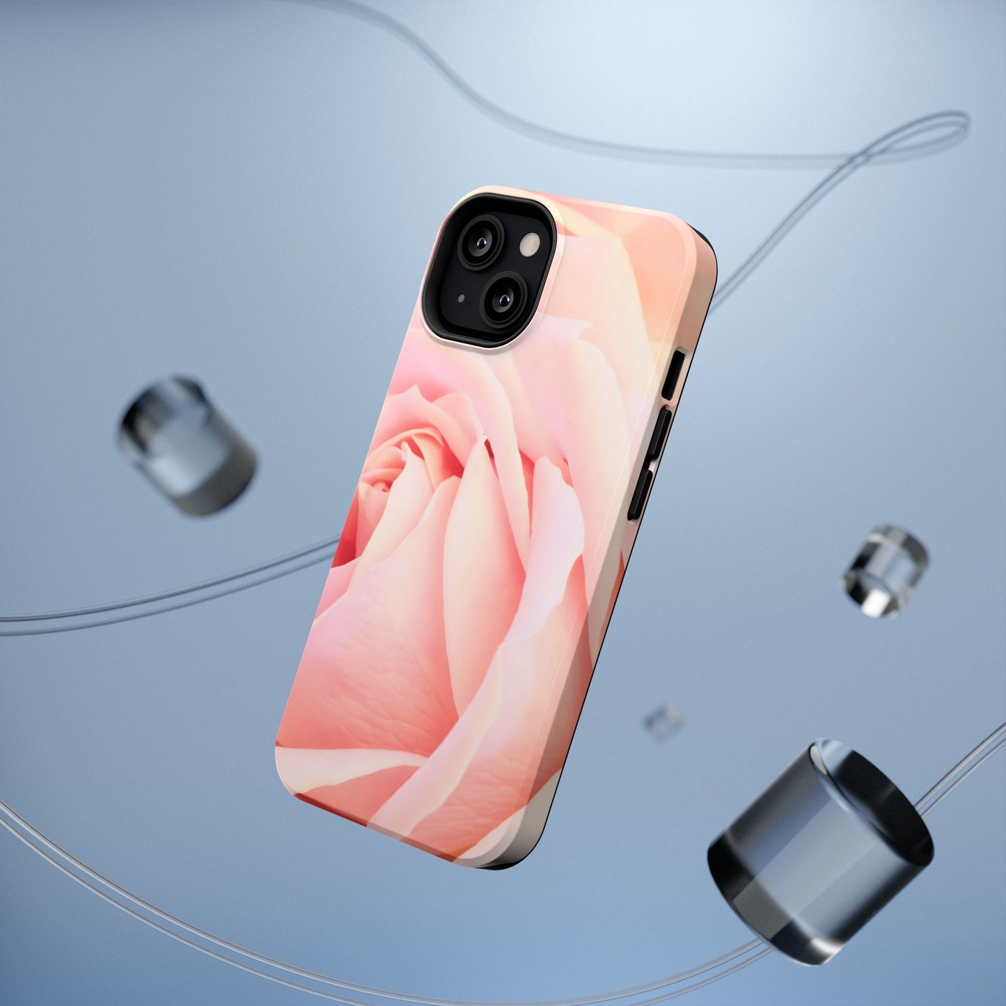 Wireless-Charging Compatible Case – A Mother’s Rose Embrace