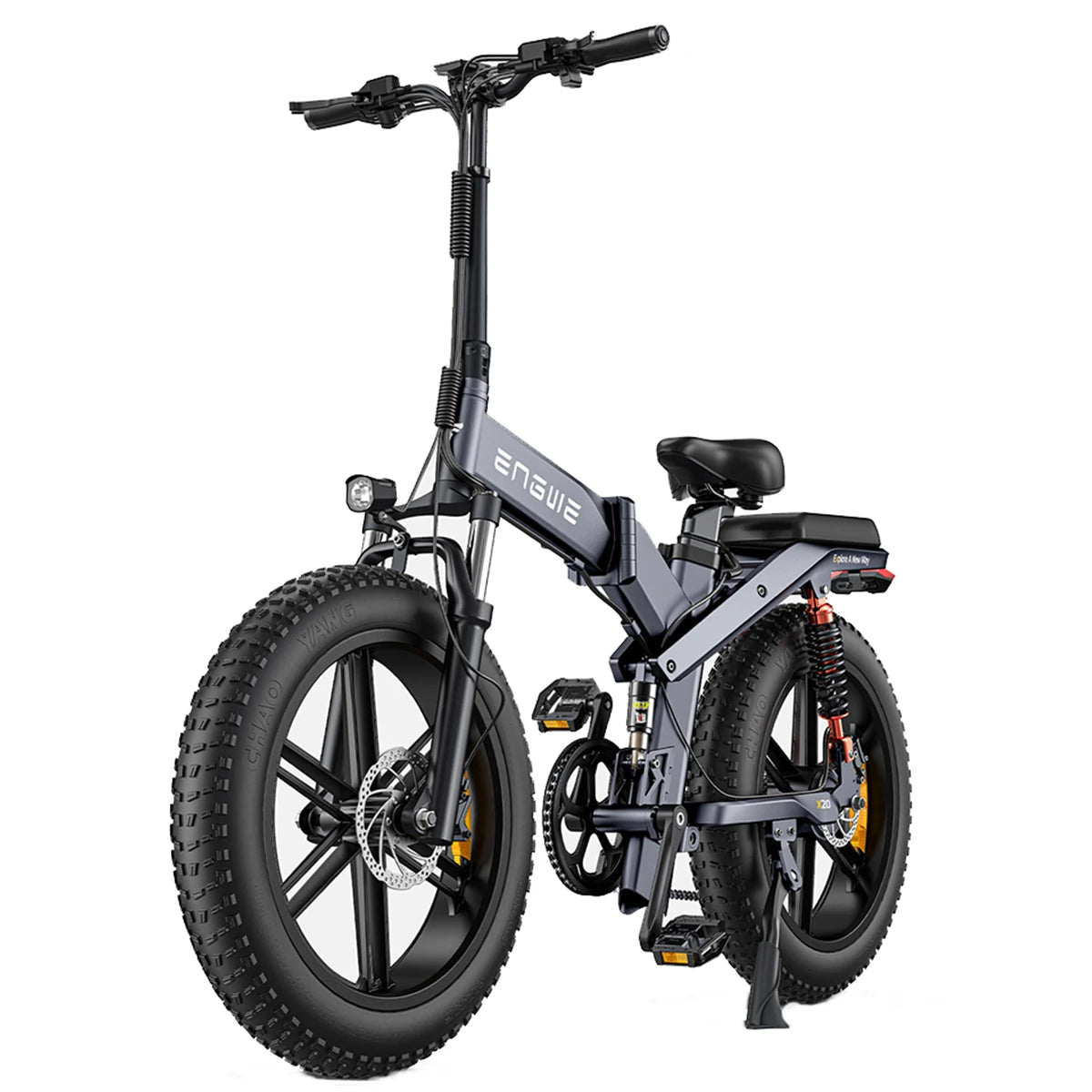 [UK DIRECT]  X20 48V 14.4AH+7.8AH 750W Electric Folding Bicycle 20 Inch 76-114KM Mileage Range Max Load 150KG