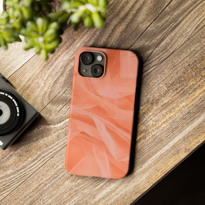 Slim Phone Case – Coral Veil