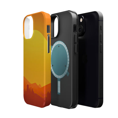 Wireless-Charging Compatible Case – Desert Sunrise