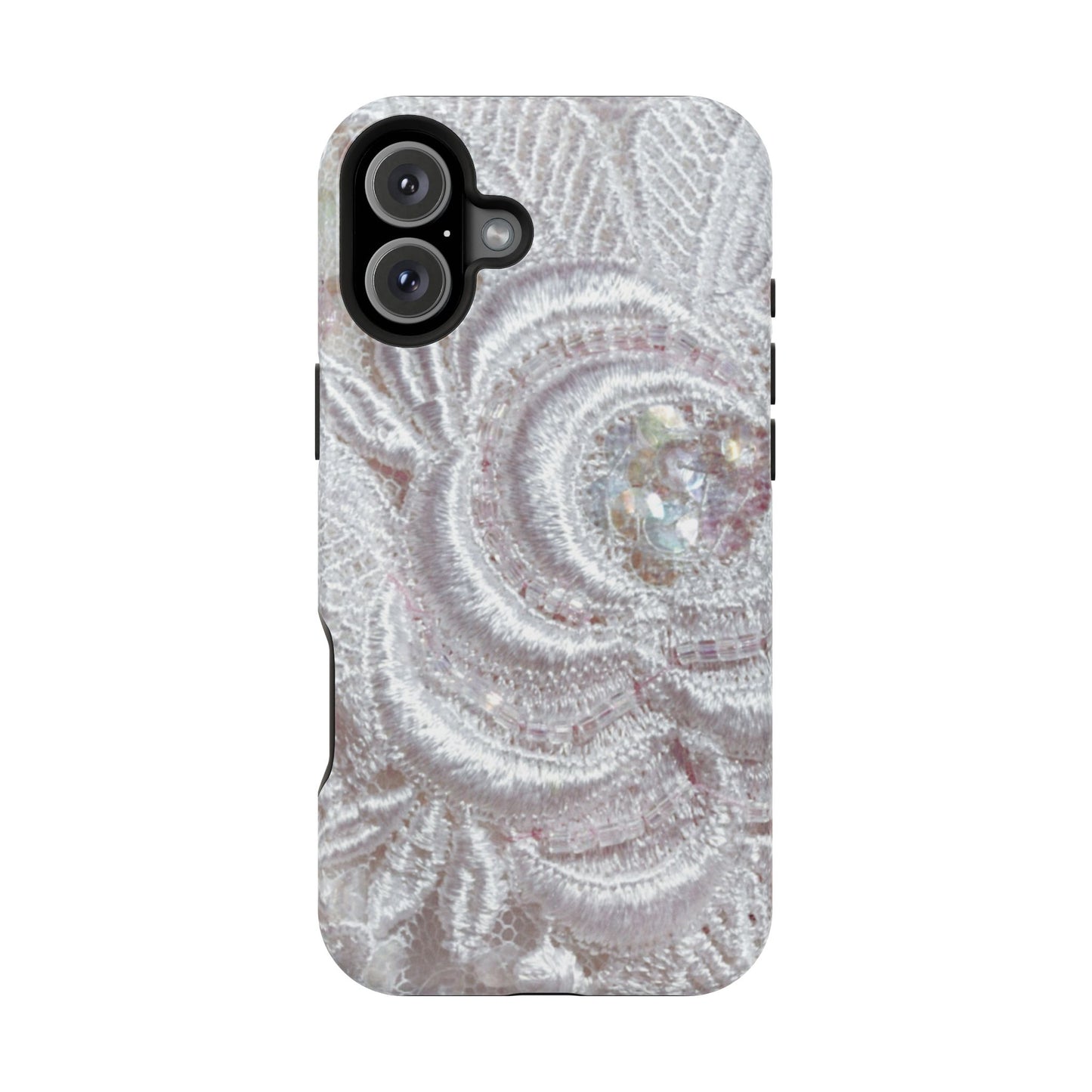 Impact-Resistant Phone Case – Lace Veil