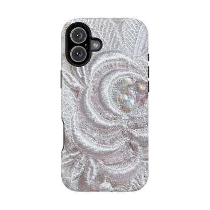 Impact-Resistant Phone Case – Lace Veil