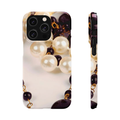 Snap Phone Case – Noir Pearl
