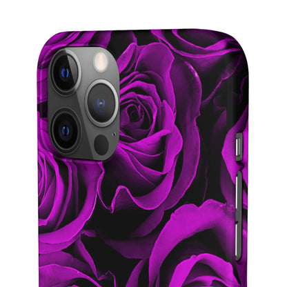 Snap Phone Case – Amethyst Roses