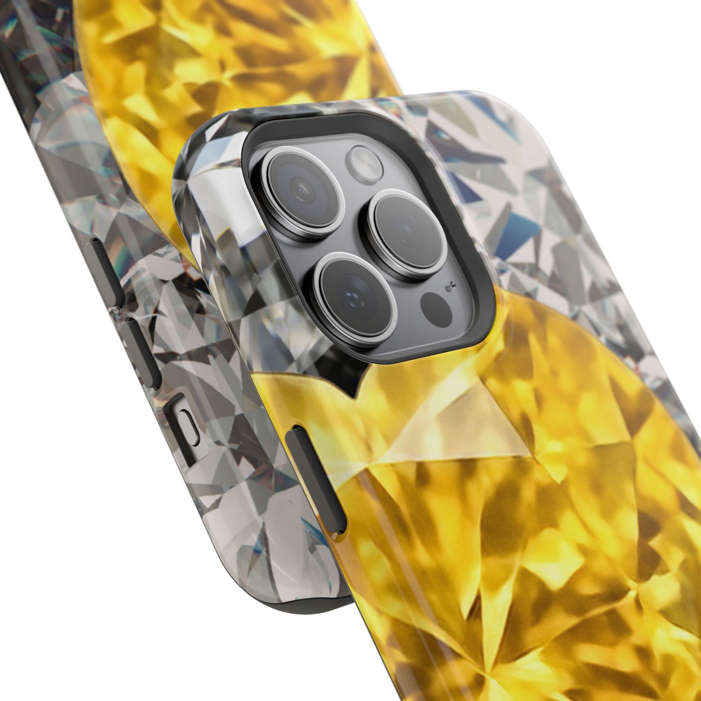 Impact-Resistant Phone Case – Heart of Gold