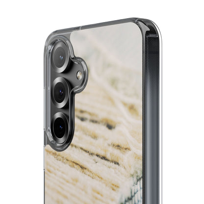 Clear Phone Case – Woven Warmth