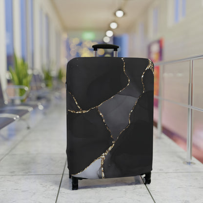 Luggage Cover – Obsidian Vein