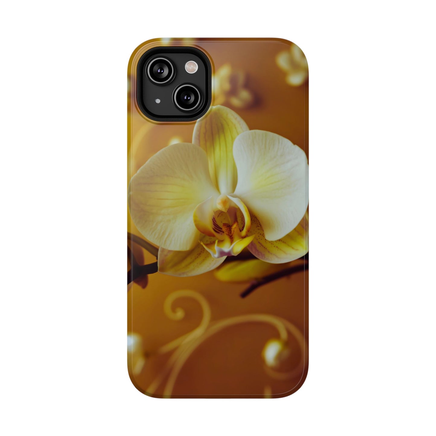 Protective Phone Case – Amber Orchid