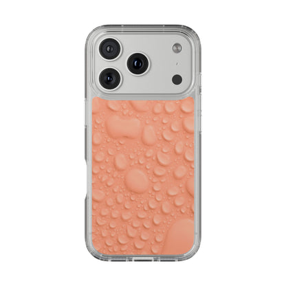 Clear Phone Case – Apricot Rain