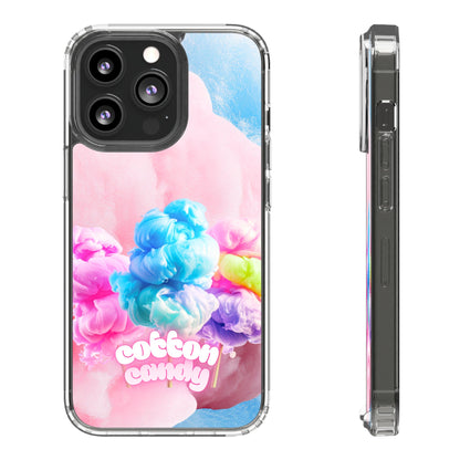Clear Phone Case – Cotton Candy Dream