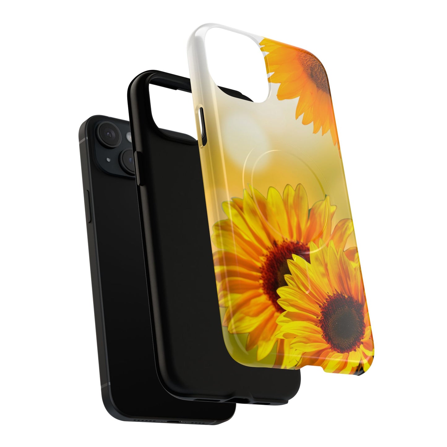 Protective Magnetic Phone Case – Sunlit Sunflowers
