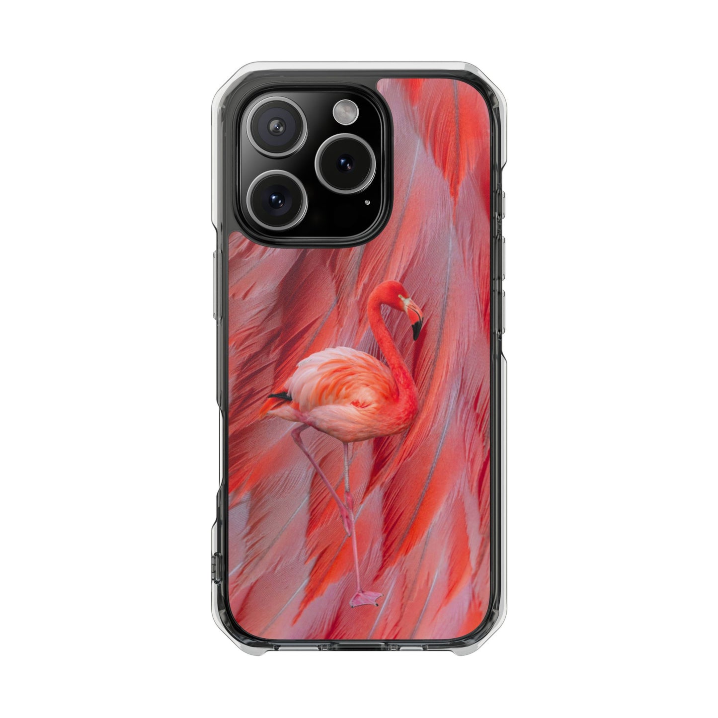 Clear Magnetic Phone Case – Scarlet Plume
