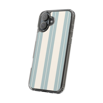 Clear Phone Case – Coastal Stripe