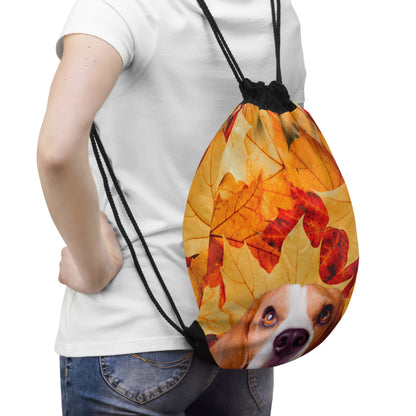 Drawstring Bag – Leaf Me Alone