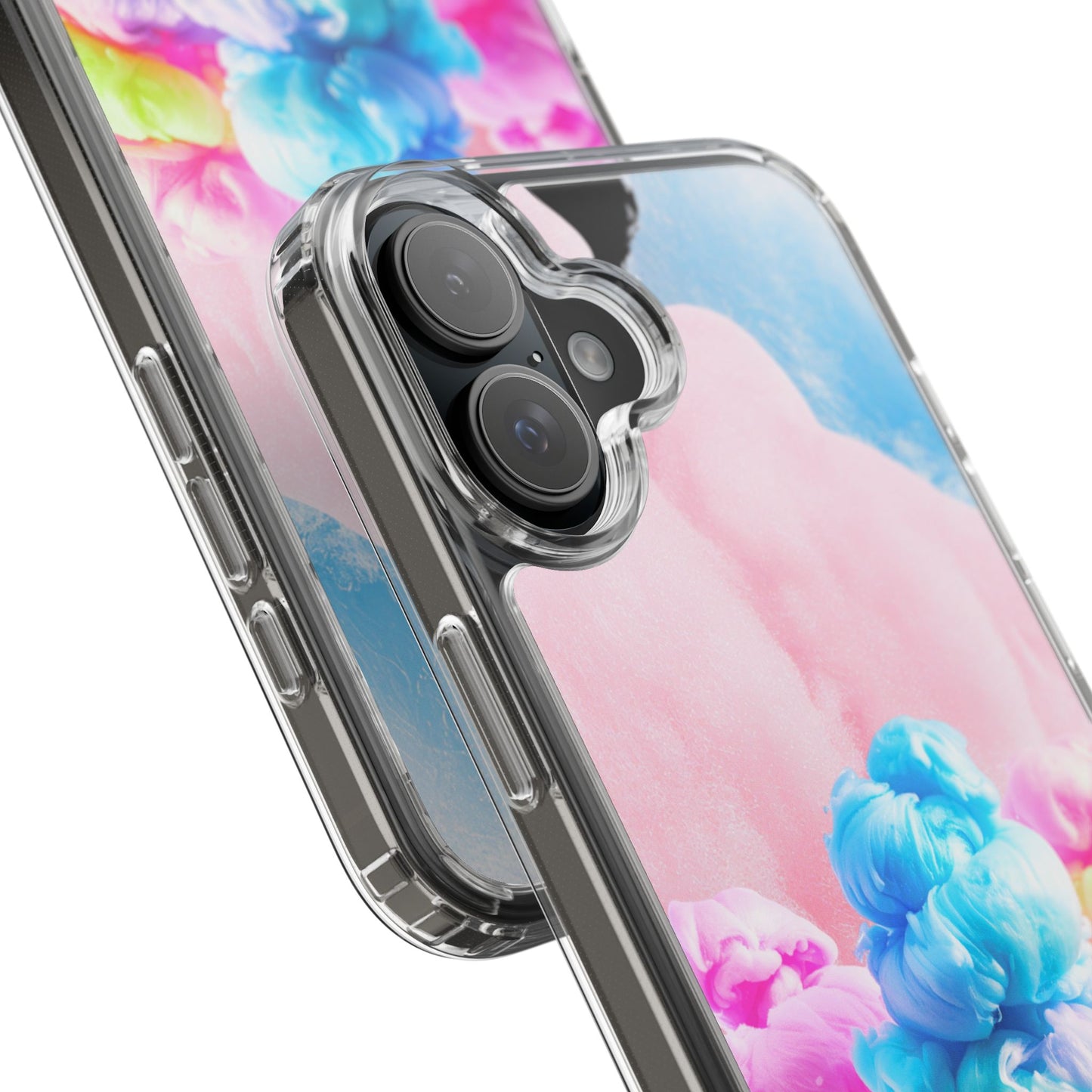 Clear Phone Case – Cotton Candy Dream