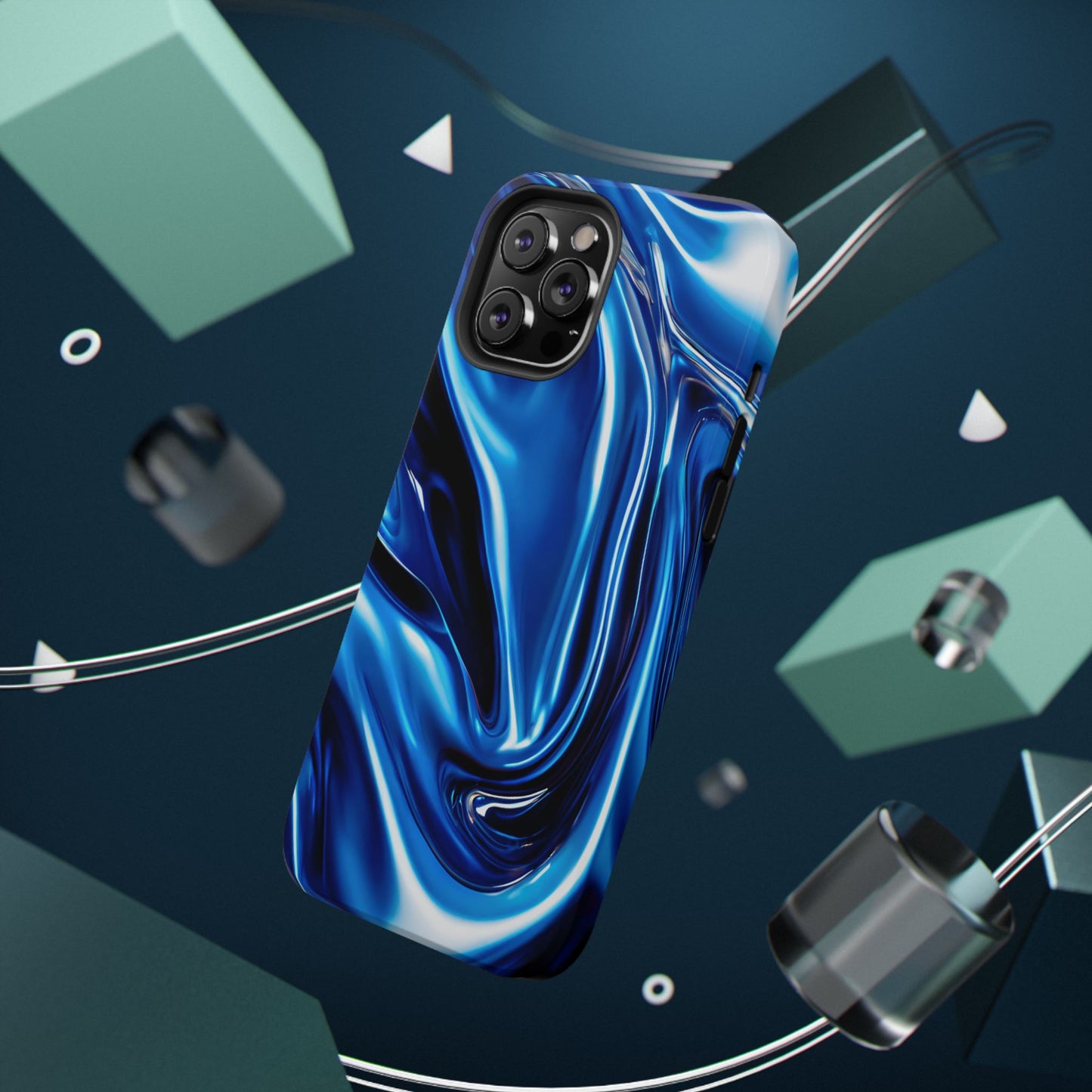 Impact-Resistant Phone Case – Midnight Surge