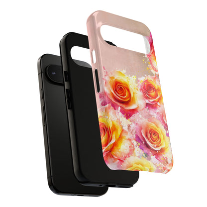 Protective Phone Case – Sunset Roses