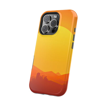 Wireless-Charging Compatible Case – Desert Sunrise