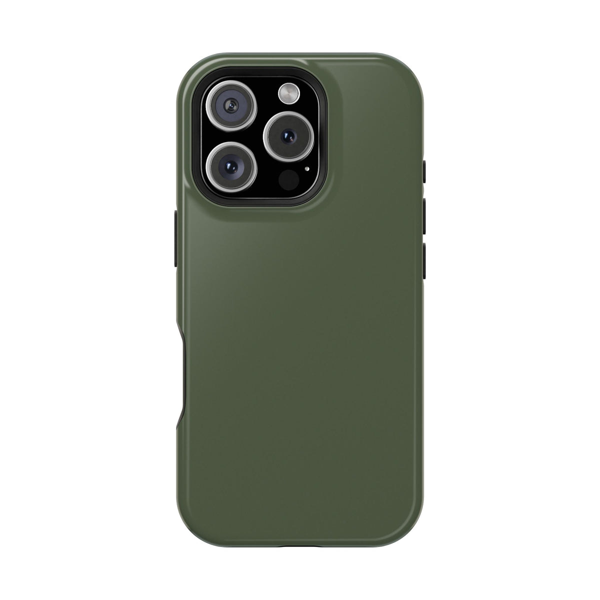 Impact-Resistant Phone Case — Military Green Protective Shockproof Cover