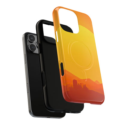Protective Magnetic Phone Case — Desert Sunrise