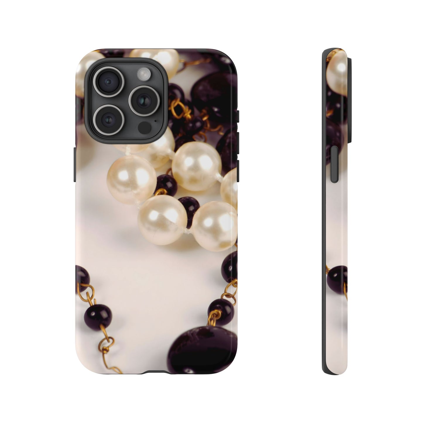 Protective Phone Case – Noir Pearl